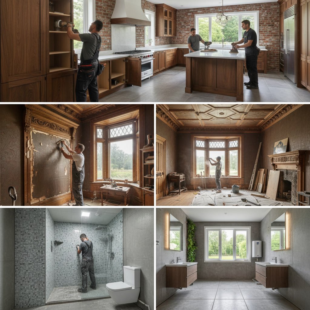 Quality home remodeling craftsmanship and attention to detail