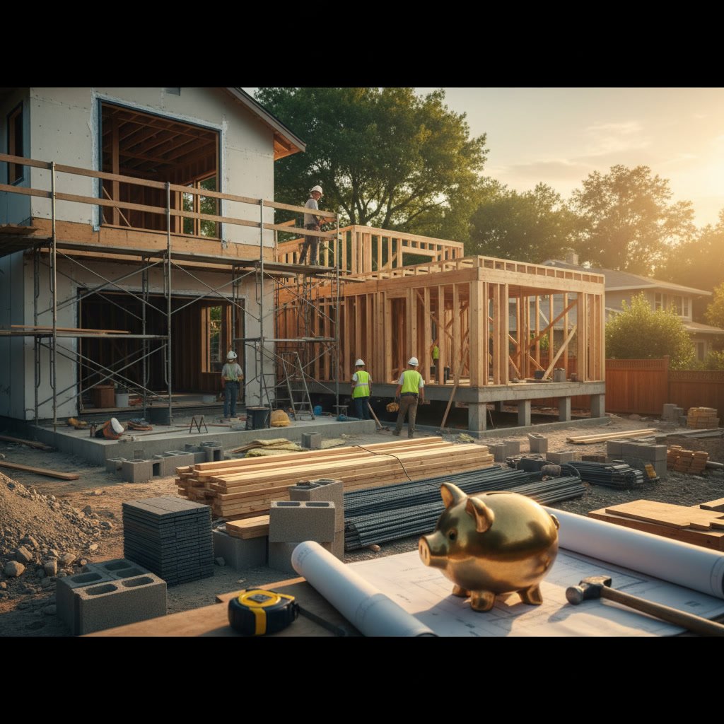 Completed ADU addition integrated into property during full remodel project